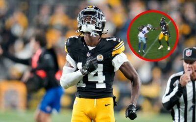 VIDEO: George Pickens, receptor estrella de Pittsburgh es considerado una “amenaza” por sus agresivas conductas en la NFL