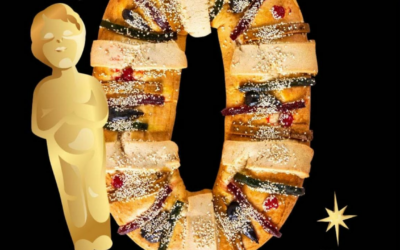 Esta es la rosca de Reyes que incluye figuras del Niño Dios de oro de 14 kilates