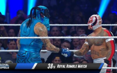 Así fue la entrada de Penta Zero Miedo y Rey Mysterio en el Royal Rumble 2025