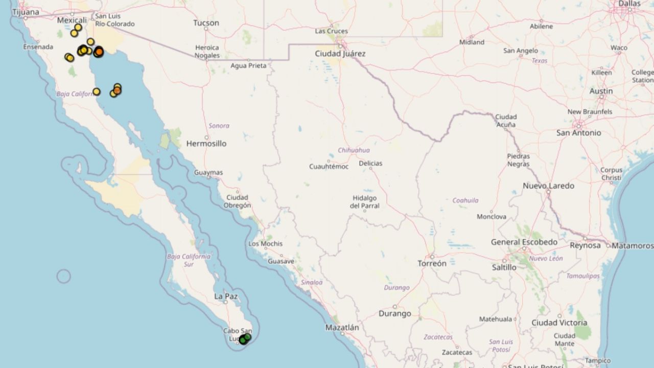 Registran CATORCE sismos en un solo día en San Felipe, Baja California